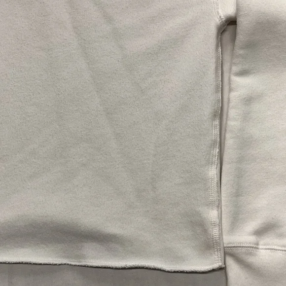 Abercrombie & Fitch Y2K Quarter Zip Jacket Cozy White Women's Medium Long Sleeve - Picture 10 of 10